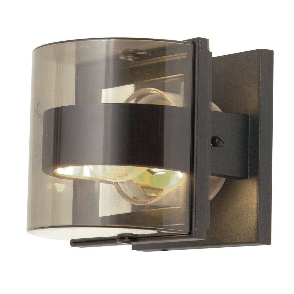 Loops Outdoor Ip54 Wall Graphite Led E27 60W D01056 Light