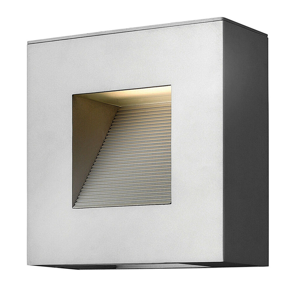 Loops Outdoor Ip44 Twin Wall Sconce Titanium Led E14 7W Bulb Outside External Light