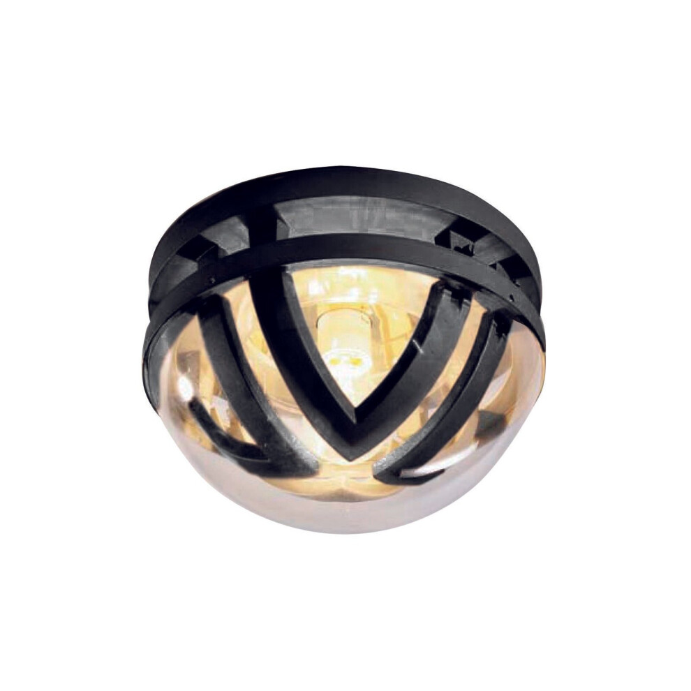 Outdoor IP54 Wall Light Graphite LED E27 100W d01054