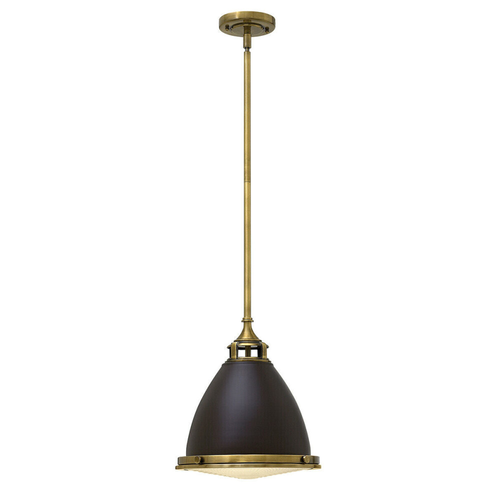 Loops 1 Bulb Ceiling Pendant Buckeye Restoration Led E27 100W Light/Bronze