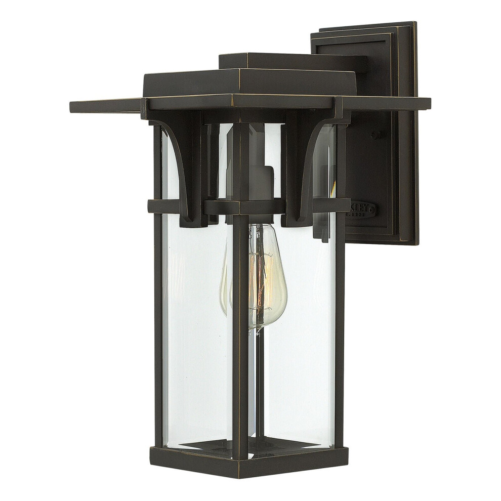 Loops Outdoor Ip44 Wall Oil Rubbed Led E27 100W D01363 Light/Bronze