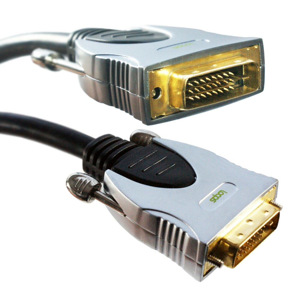 Loops 3M Quality Dvi D Male To Plug Dual Link Cable Pc Laptop To Monitor Video Lead
