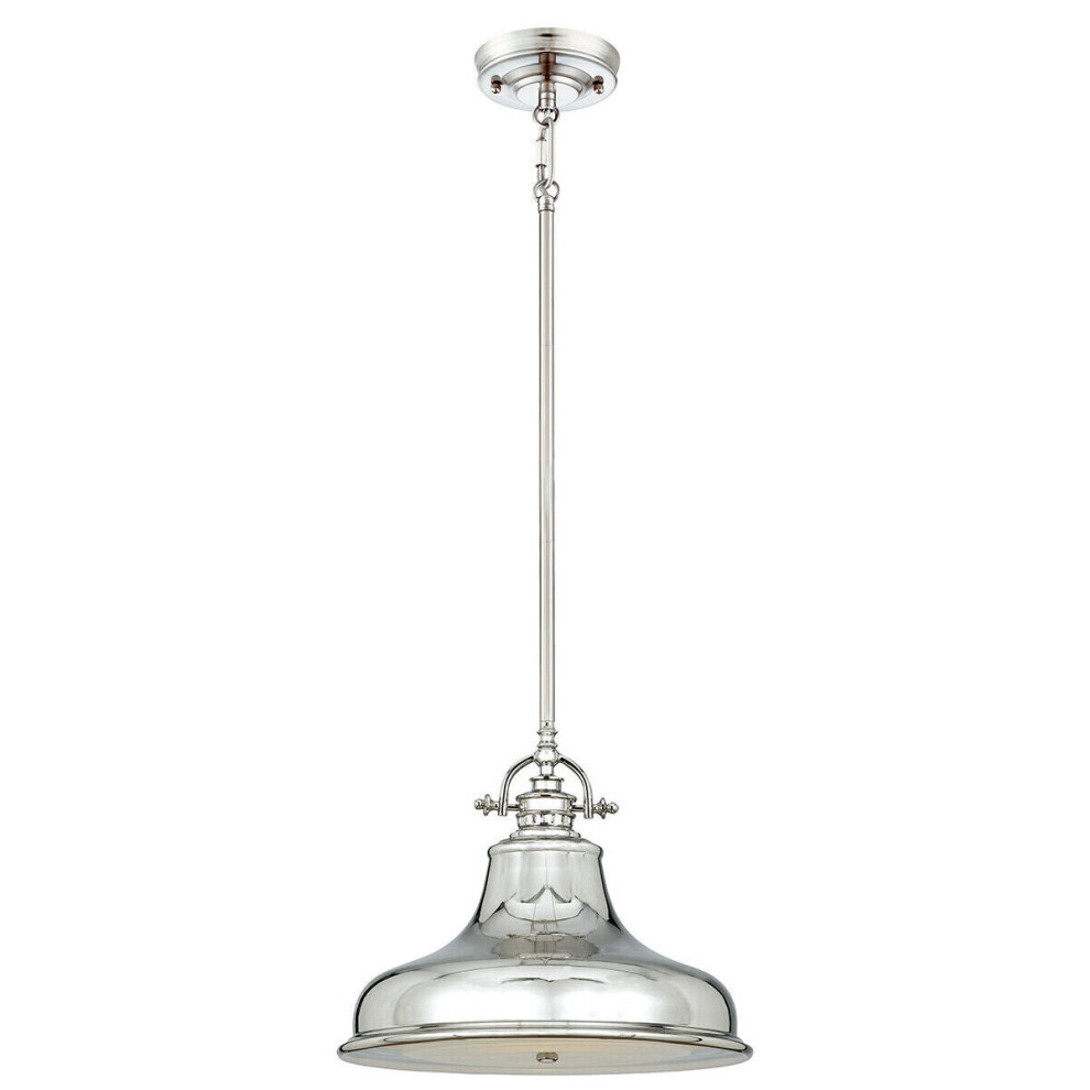 Loops 1 Bulb Ceiling Pendant Light Fitting Imperial Silver Led E27 100W Bulb
