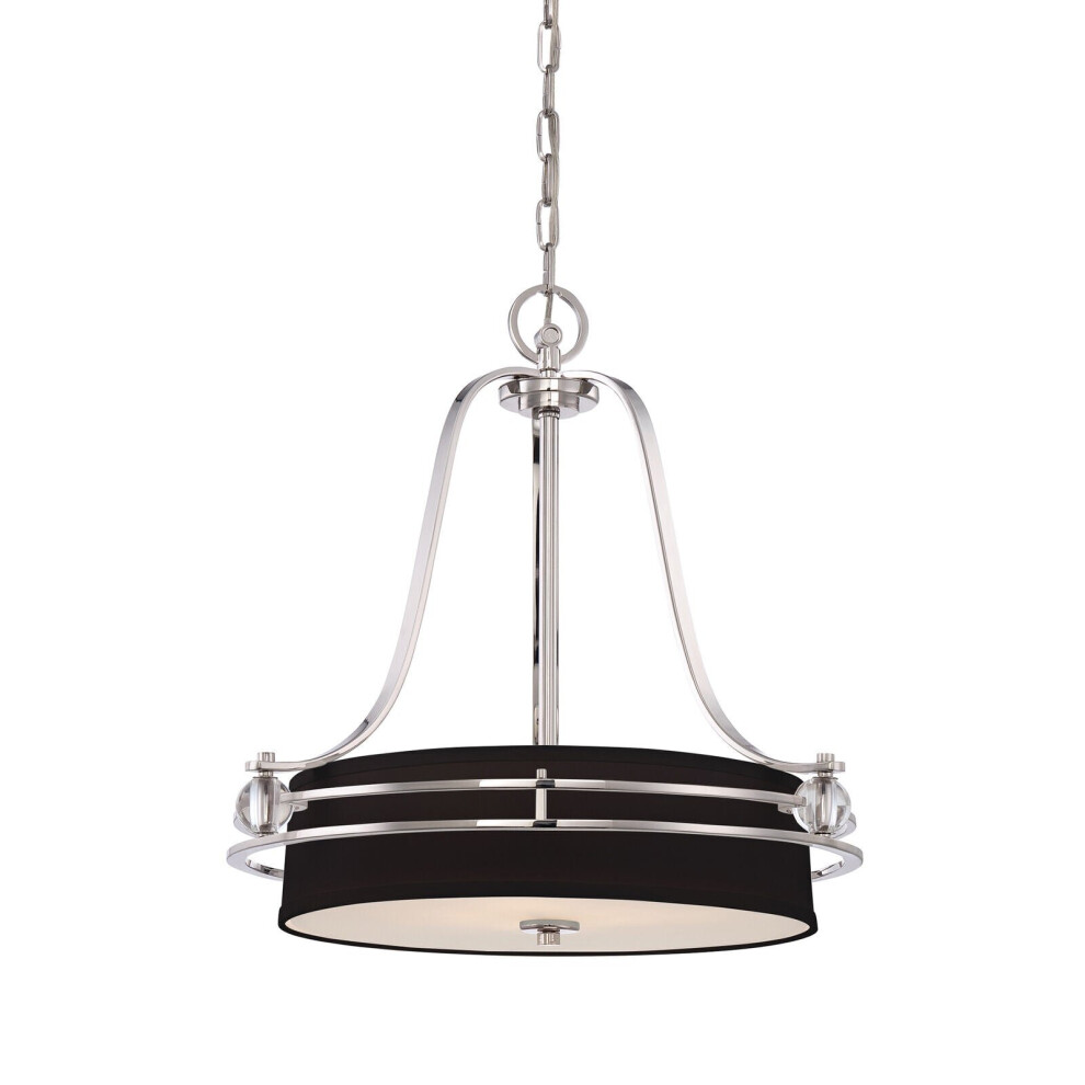 Loops 1 Bulb Ceiling Pendant Light Fitting Imperial Silver Led E27 100W Bulb
