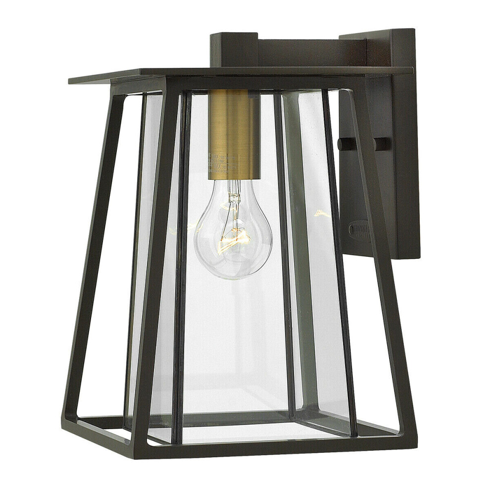 Loops Outdoor Ip44 Wall Buckeye Led E27 100W D01504 Light/Bronze