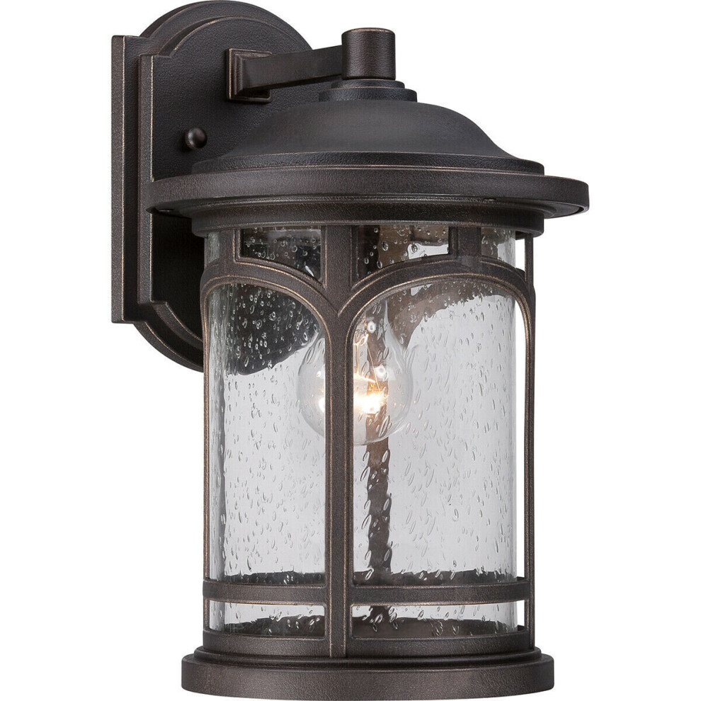 Outdoor IP44 Wall Light Palladian Bronze LED E27 75W d02291