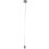Loops Hanging Ceiling Pendant Light CHROME Long Cable Lamp Shade Bulb Holder & Rose 1
