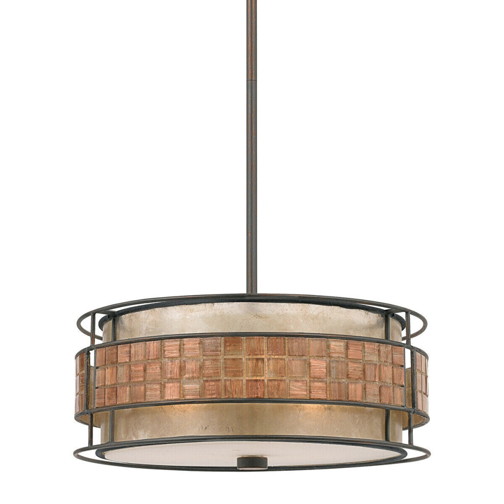 Loops 4 Bulb Ceiling Pendant Fitting Renaissance Copper Led E27 60W Bulb Light
