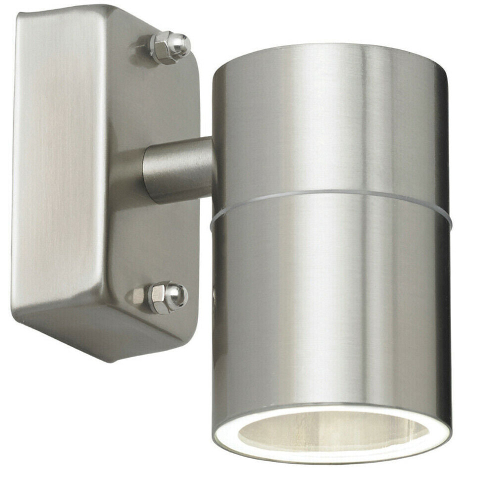 IP44 Outdoor Accent Wall Lamp GU10 Stainless Steel Porch Garden Down Light