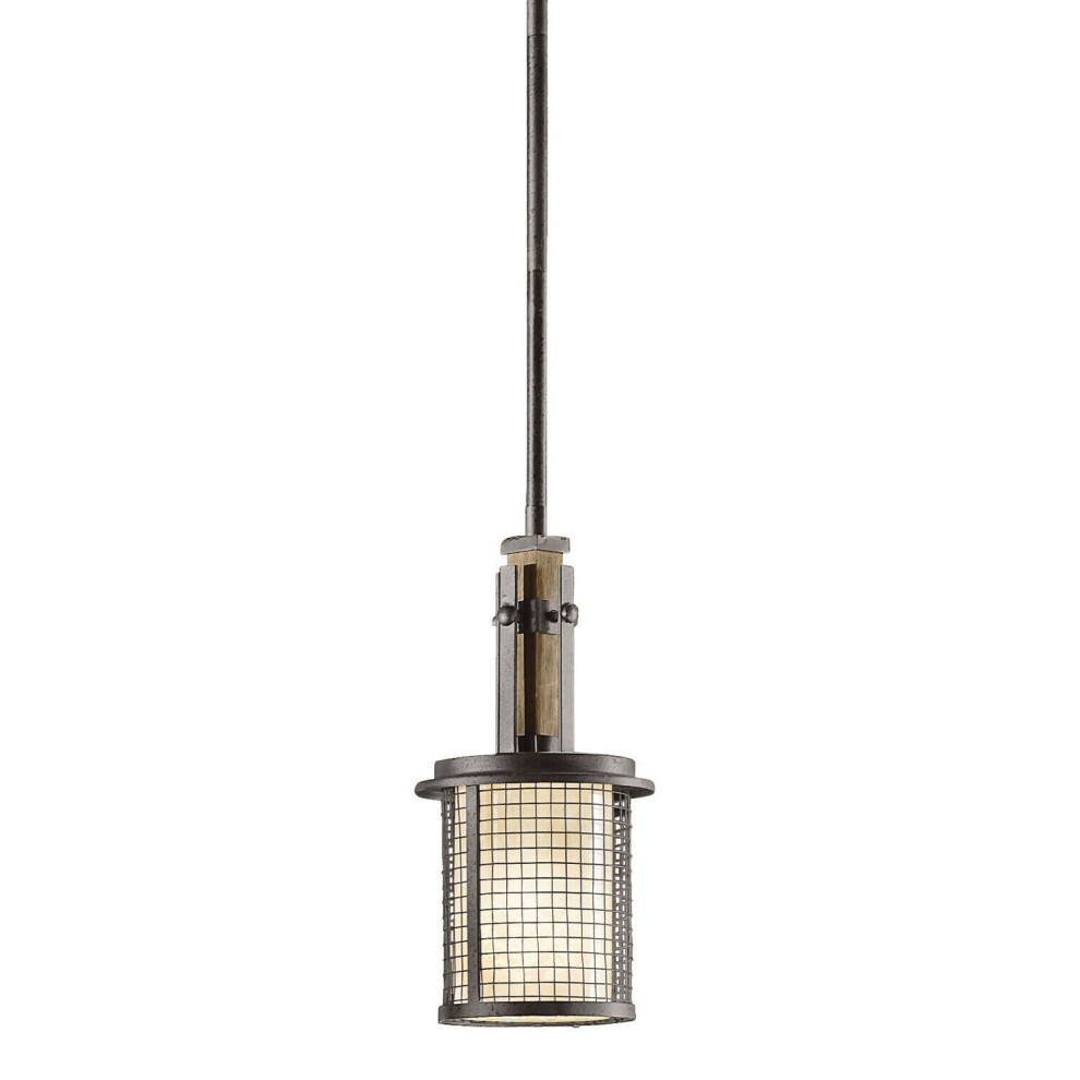 Loops 1 Bulb Ceiling Pendant Light Fitting Anvil Iron Led E27 100W Bulb