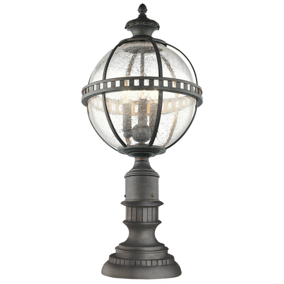 Loops Outdoor Ip44 3 Bulb Wall Ground Pedestal Londonderry Led E14 60W