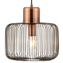 Hanging Ceiling Pendant Light ANTIQUE COPPER WIRE Shade Modern Lamp Bulb Holder