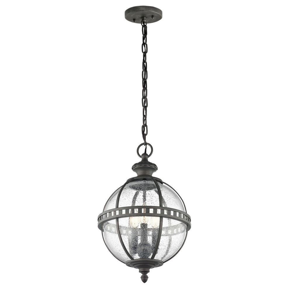 Loops Outdoor Ip44 3 Bulb Chain Lantern Londonderry Led E14 60W