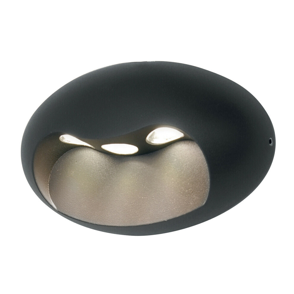 Loops Outdoor Ip54 3 Bulb Wall Graphite Led 9W D01896 Light