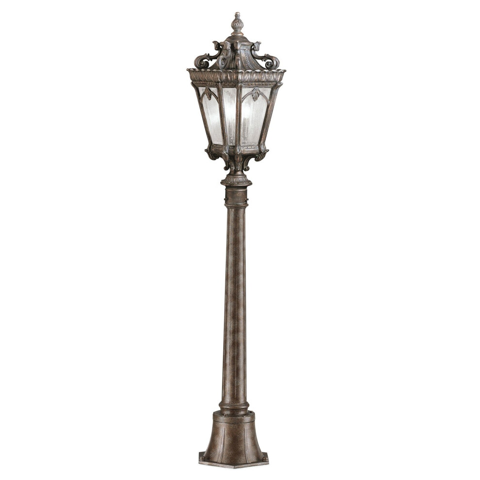 Loops Outdoor Ip44 1 Bulb Short Mini Lamp Post Pillar Londonderry Led E27 100W