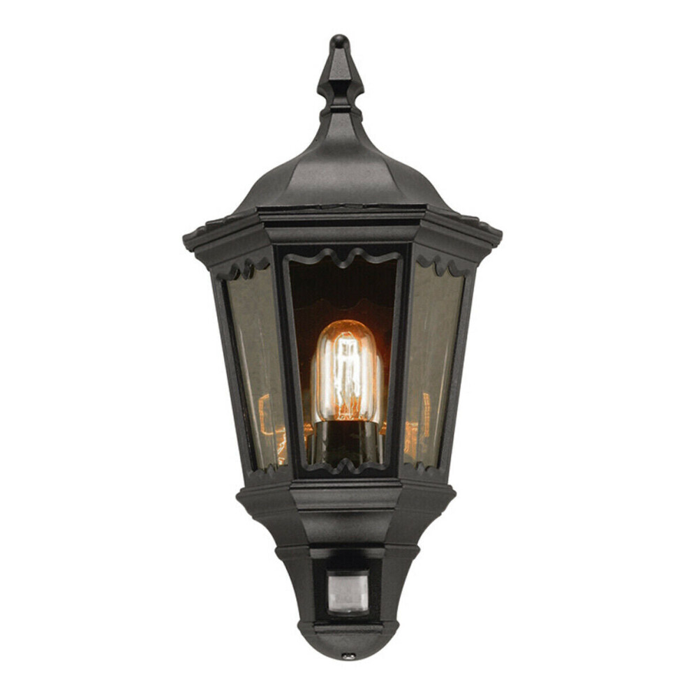 Loops Ip43 Wall Sconce Led E27 100W Bulb External D01951 Light/Black