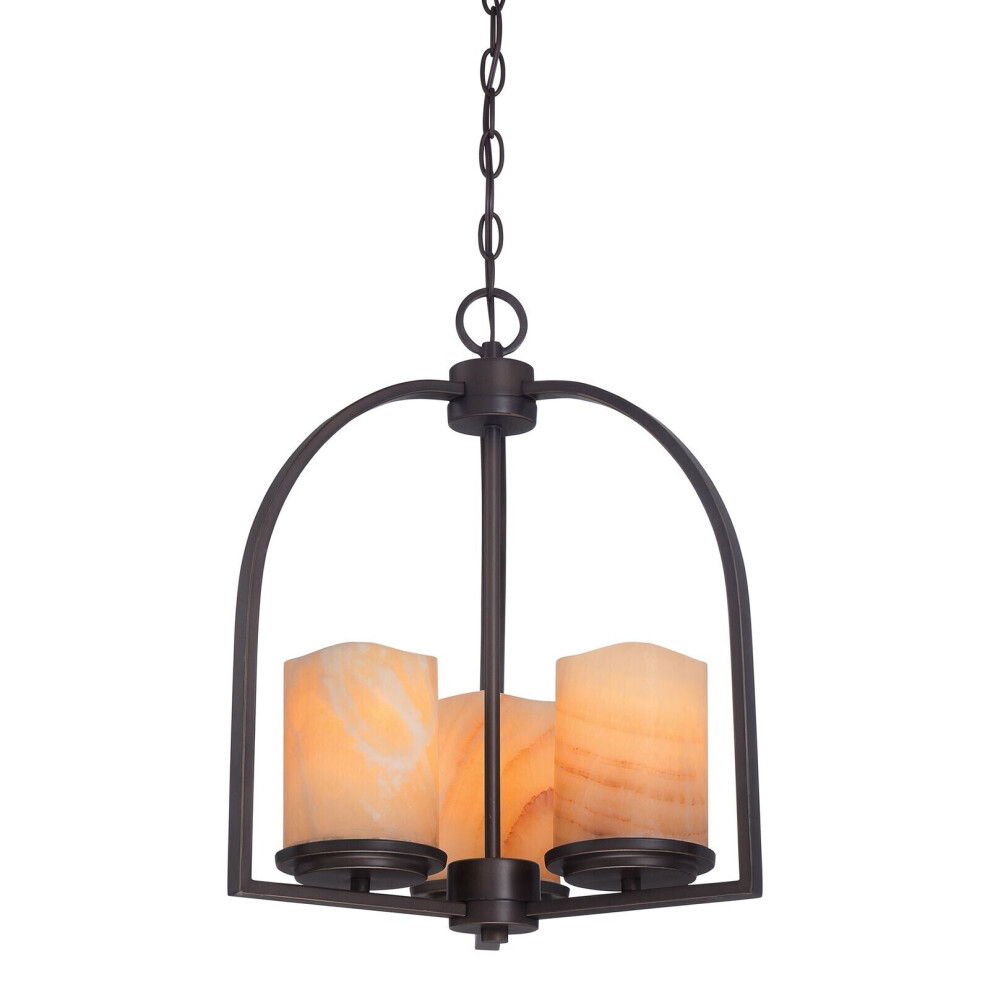 Loops 3 Bulb Ceiling Pendant Light Fitting Palladian Bronze Led E27 100W Bulb