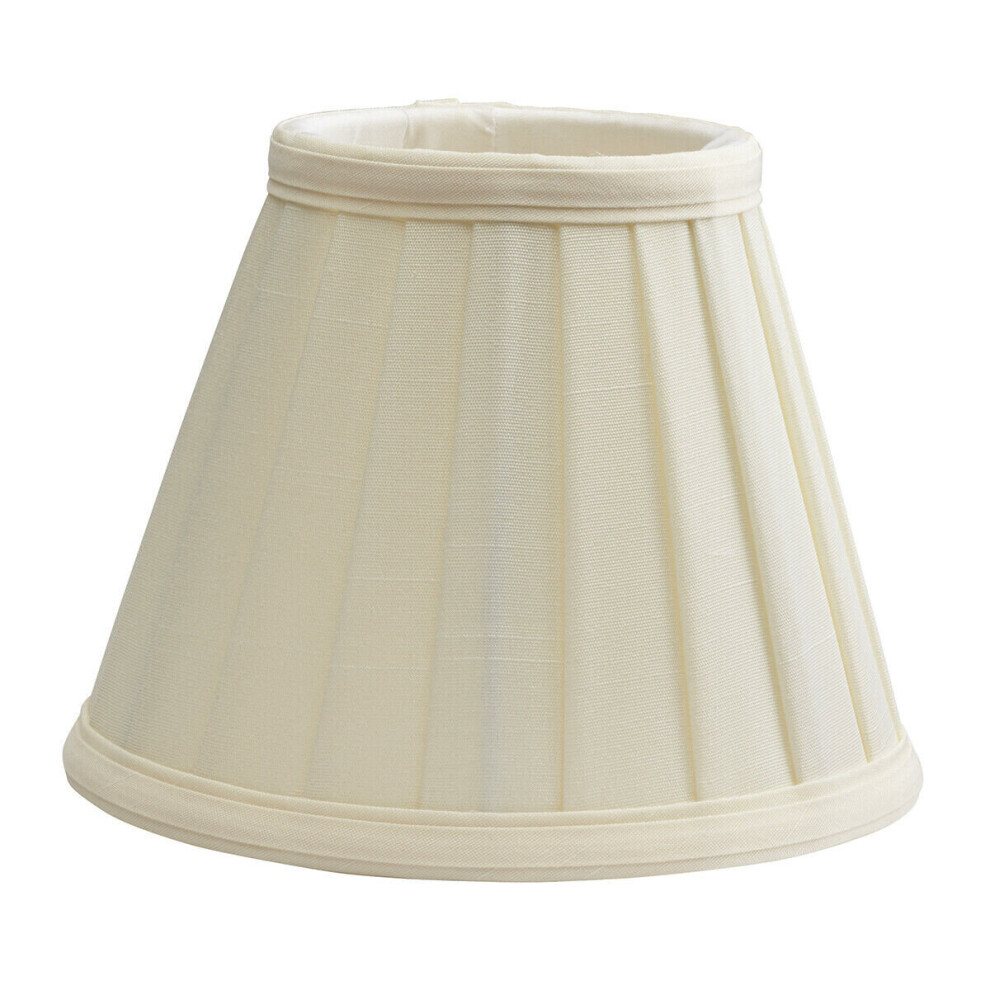 Clip Shades Small Pleated Ivory Candle Shade Ivory-image-OPC-P8WKBYD-NEW