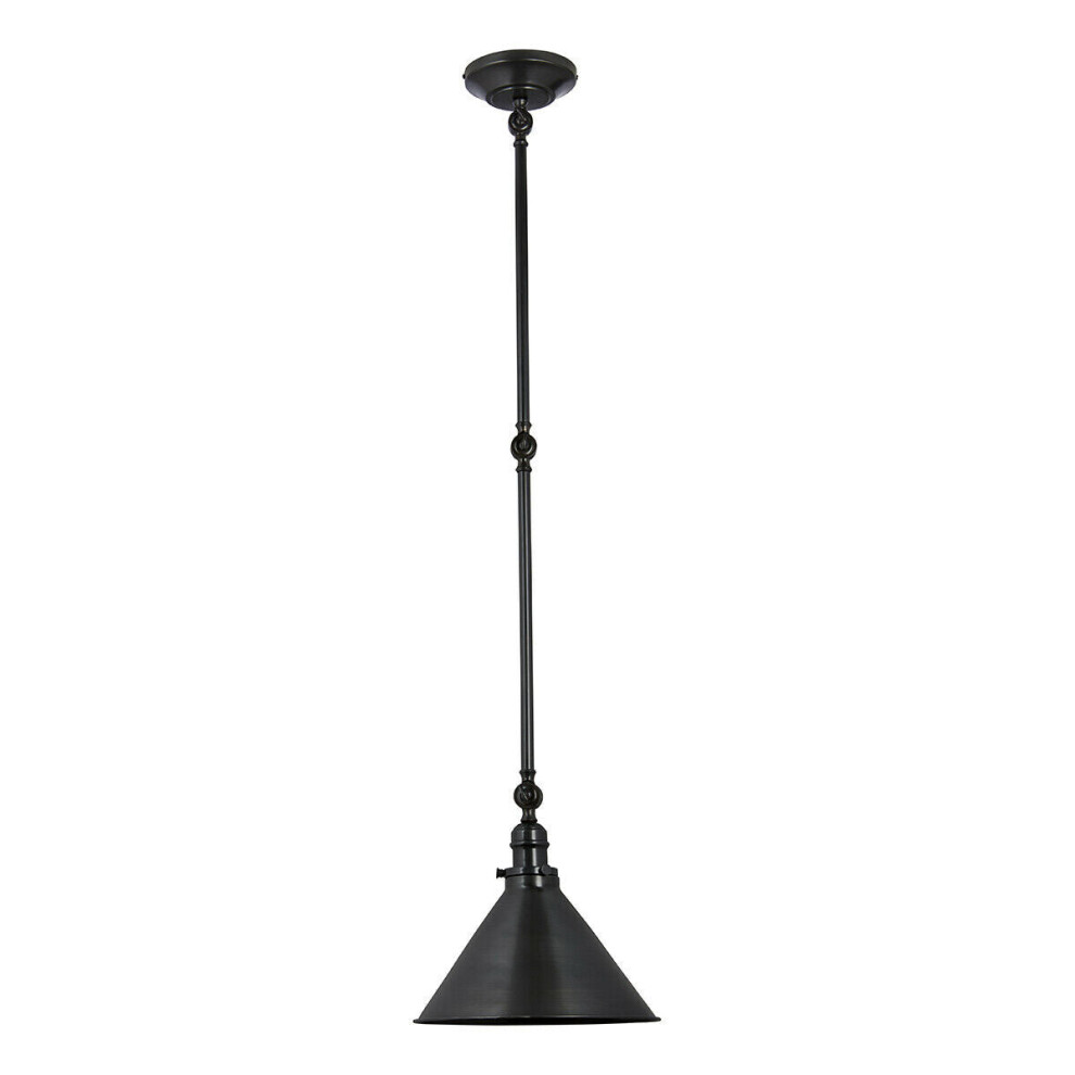 Wall Light Height Adjustable Flexible Funnel Shaped Lamp Old Bronze LED E27 60W