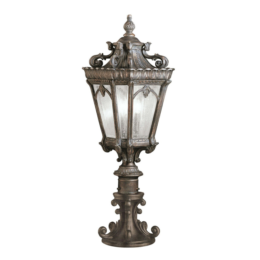 Loops Outdoor Ip44 2 Bulb Wall Ground Pedestal Londonderry Led E14 60W