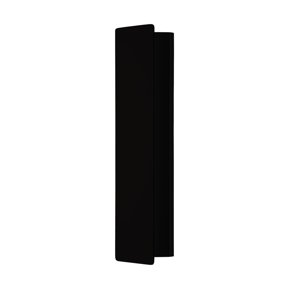 Loops Wall Light Colour Black Aluminium Steel Enclosure Bulb Led 12W Included