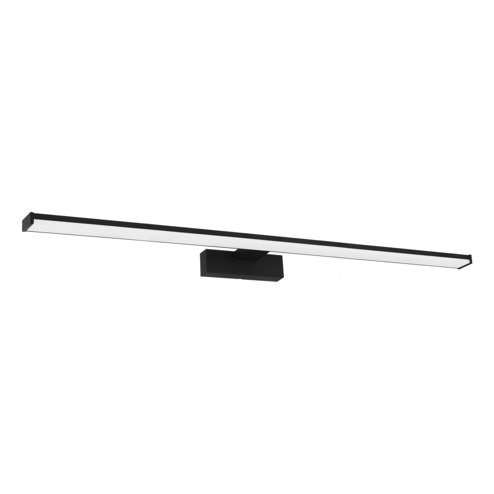 Loops Wall Light Colour Black Aluminium Shade White Plastic Bulb Led 14W Included