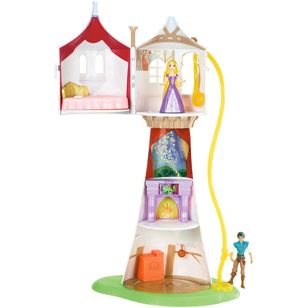 Disney Princess Rapunzel Deluxe Tower With Flynn Playset