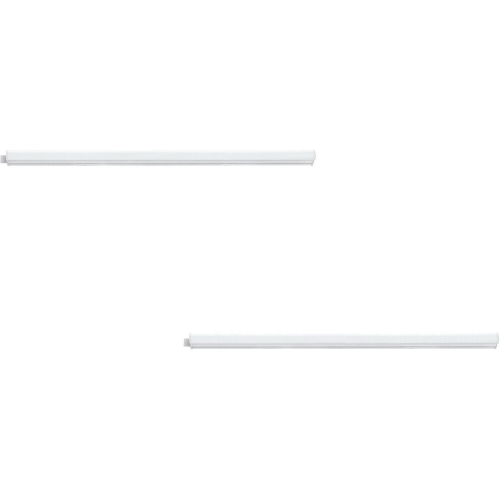  - Set Of 2 Modern White Led Flush Ceiling Lights6.4W Energy Efficient Design - Image 3
