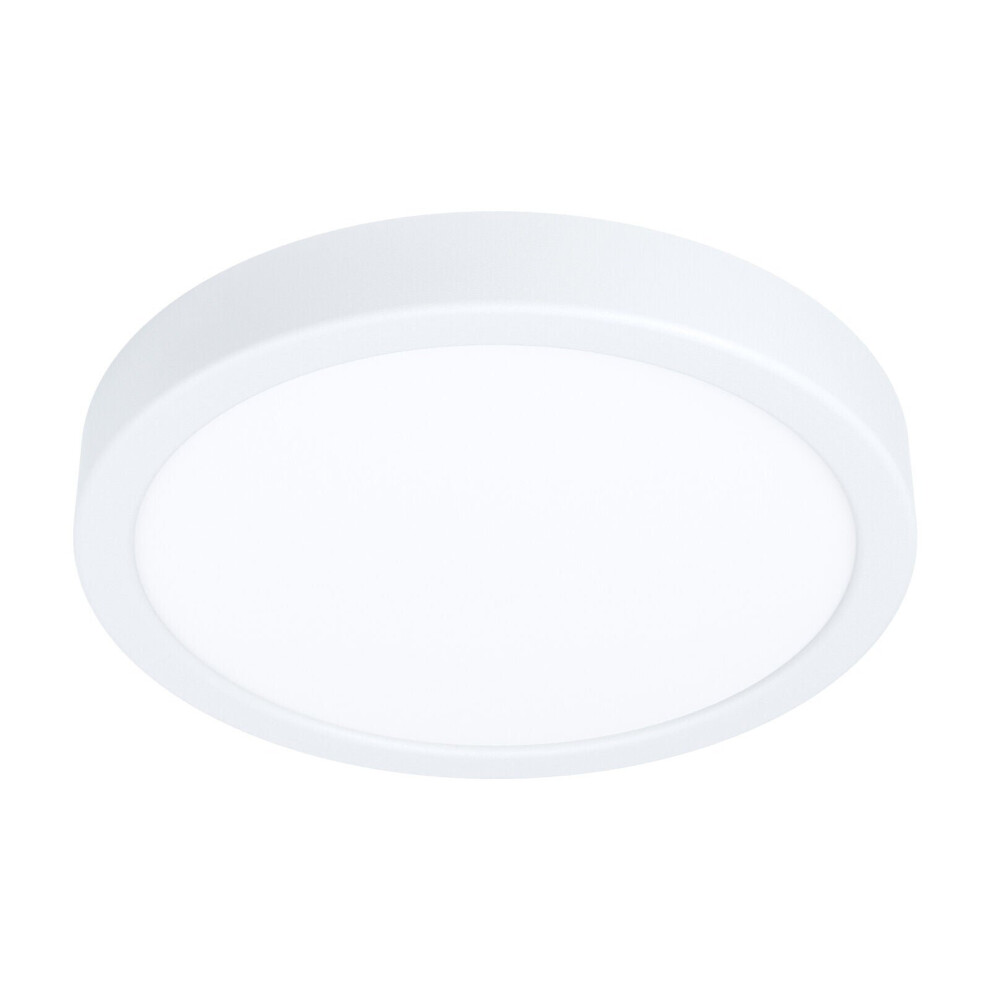 Wall / Ceiling Light White 210mm Round Surface Mounted 16.5W LED 4000K