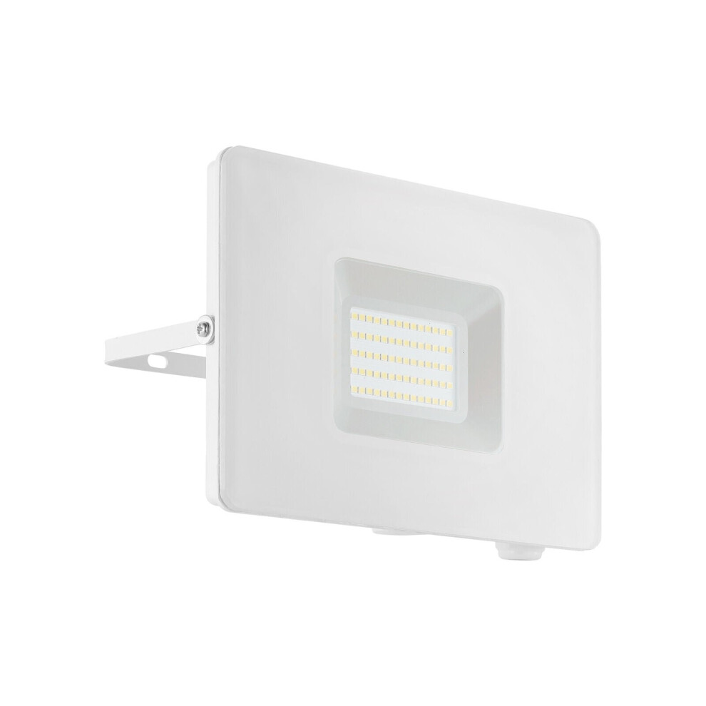 Loops Ip65 Outdoor Wall Flood Light White Adjustable 50W Built In Led Porch Lamp