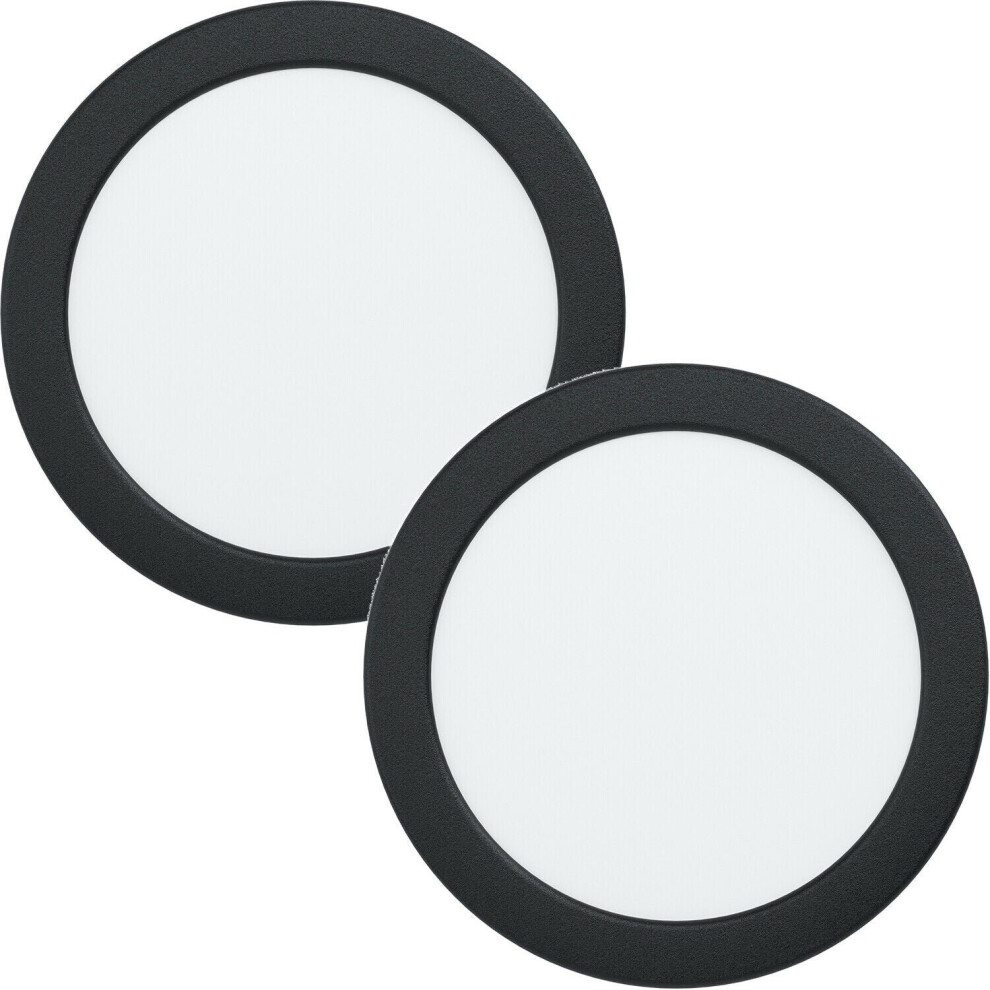 2 PACK Wall / Ceiling Flush Downlight Black Recess Spotlight 10.5W LED-image-OPC-P8WKQTJ-NEW