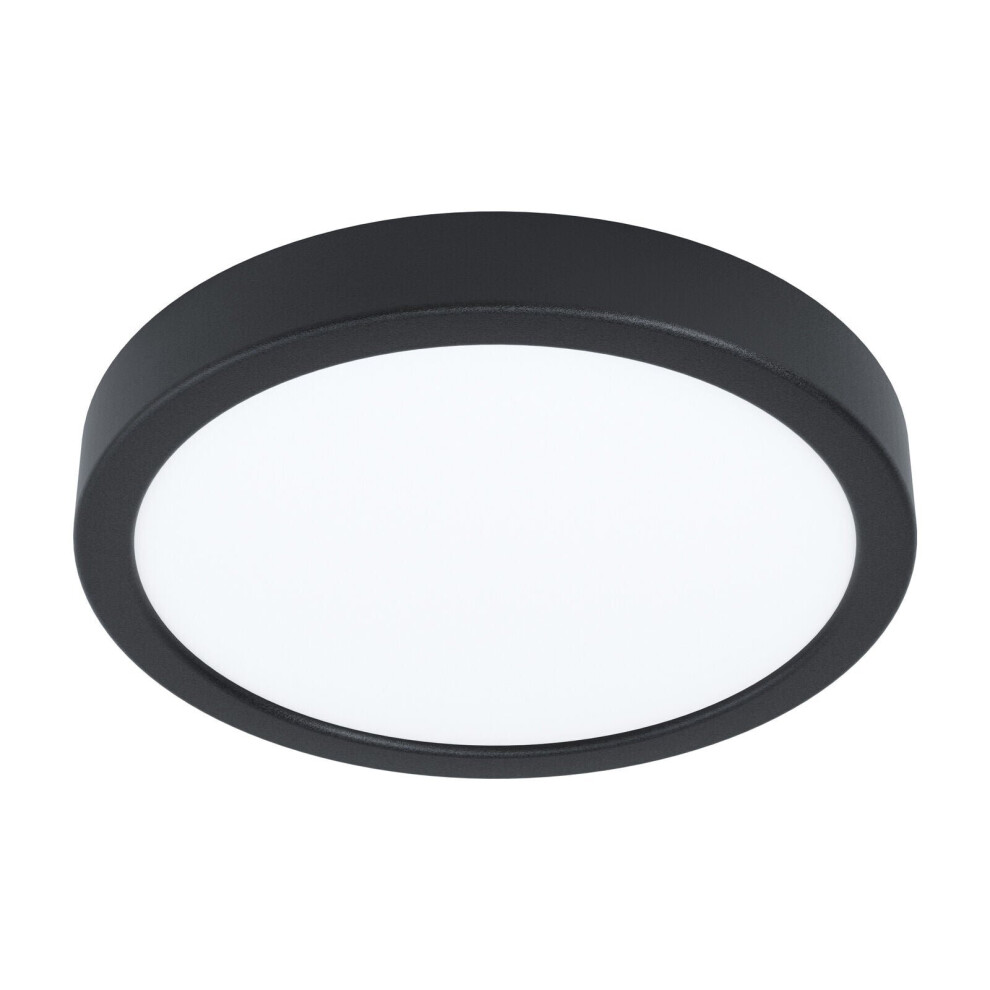 Loops Wall / Ceiling 210Mm Round Surface Mounted 16.5W Led 3000K Light/Black