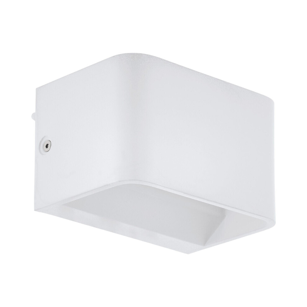 Loops Wall Colour Box Structure Snug Fitting Bulb Led 6W Included Light/White