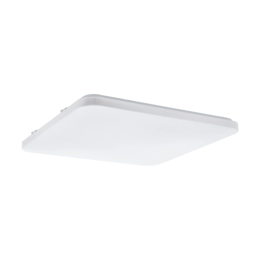 Photos - Chandelier / Lamp Wall Flush Ceiling Light Colour White Shade White Plastic Bulb LED 49.5W Indoor-Lounge-Dining-Hallway-Mounted-Sconce-Modern