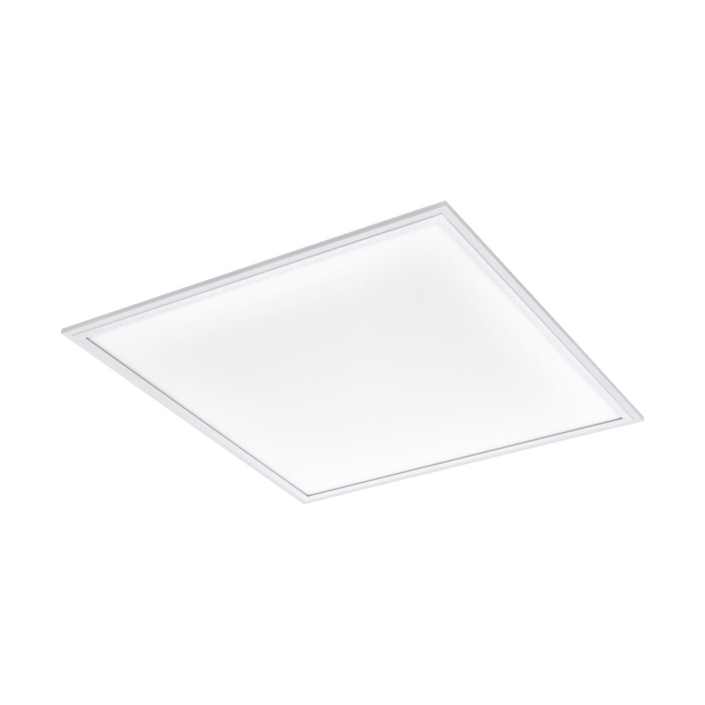 Loops Flush Ceiling Colour Shade Plastic Bulb Led 30W Included Light/White