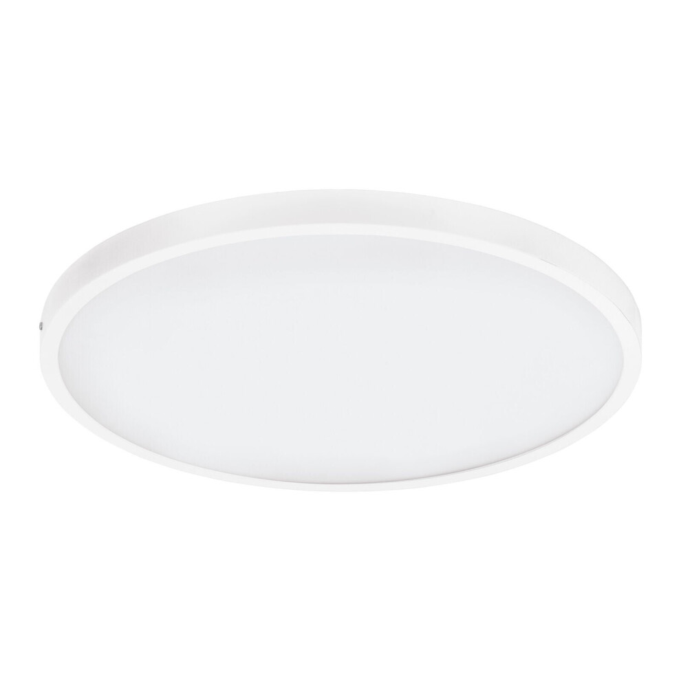 Wall / Ceiling Light White 500mm Round Surface Mounted 25W LED 3000K