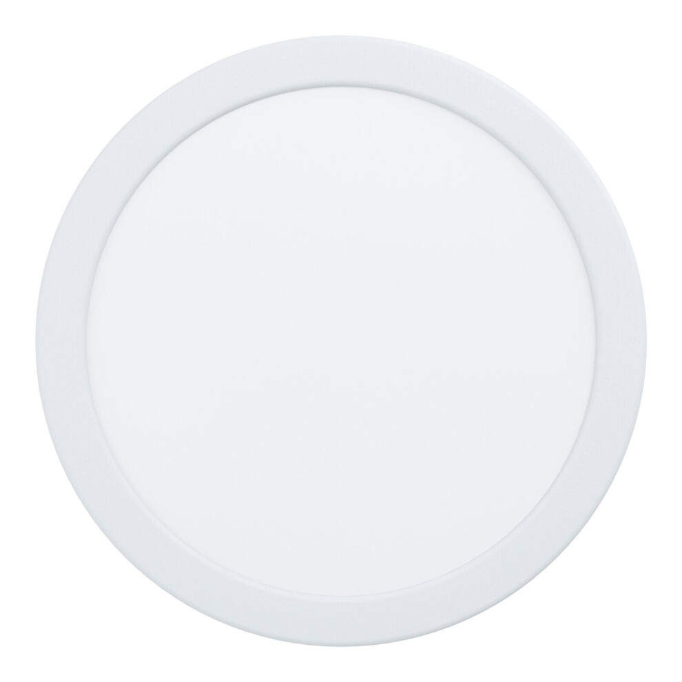 Loops Wall / Ceiling Flush Downlight 216Mm Round Spotlight 16.5W 3000K Led White