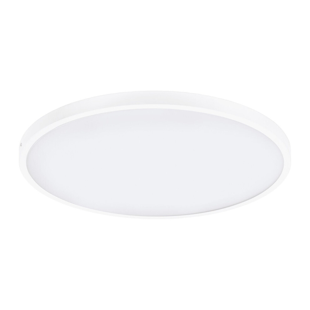 Loops Wall / Ceiling Light White 600Mm Round Surface Mounted 27W Led 3000K