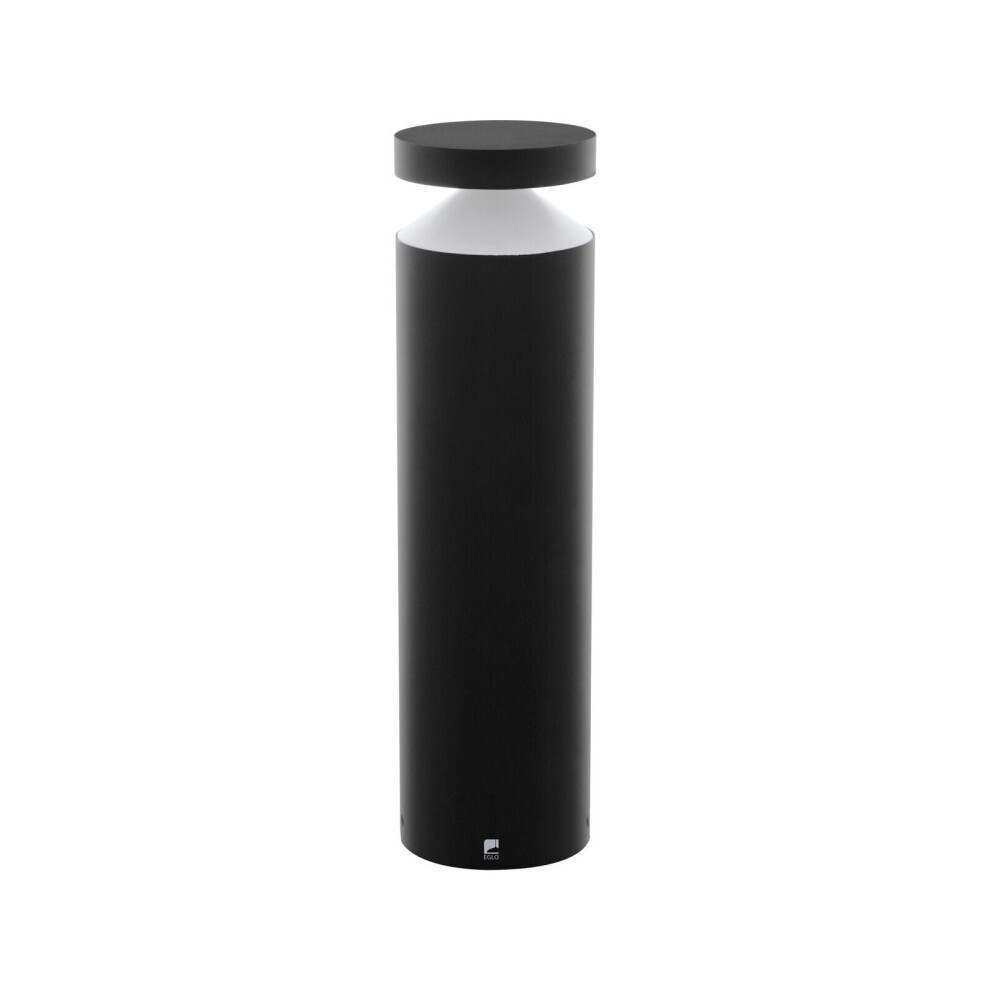 IP44 Outdoor Pedestal Light Black Cast Aluminium 11W Built in LED Post