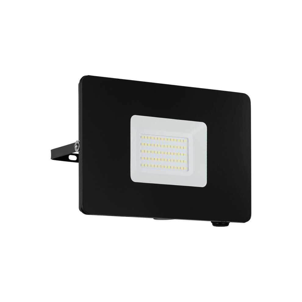 Loops Ip65 Outdoor Wall Flood Light Black Adjustable 50W Built In Led Porch Lamp