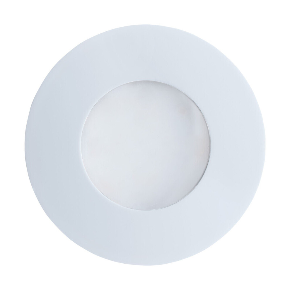 IP65 Recessed Outdoor Wall Light White Cast Aluminium 1 x 5W GU10 Bulb