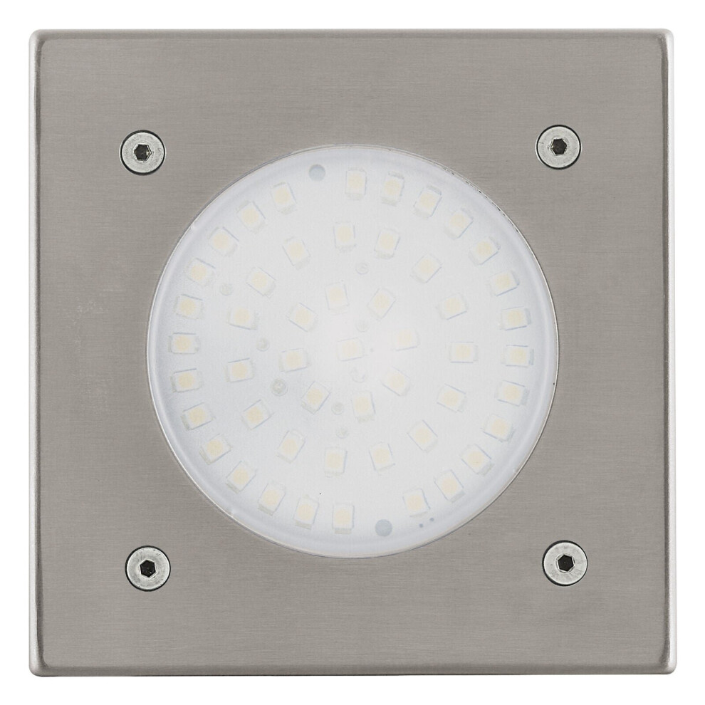 Loops Ip67 Outdoor Recessed Ground Stainless Steel Square 2.5W Built In Led Light