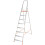 Loops 1.7m Lightweight Aluminium Platform Step Ladders 8 Tread Anti Slip DIY Steps 1