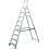 Loops 1.7m Aluminium Platform Step Ladders 8 Tread 3.3m Work Height HEAVY DUTY Steps 1