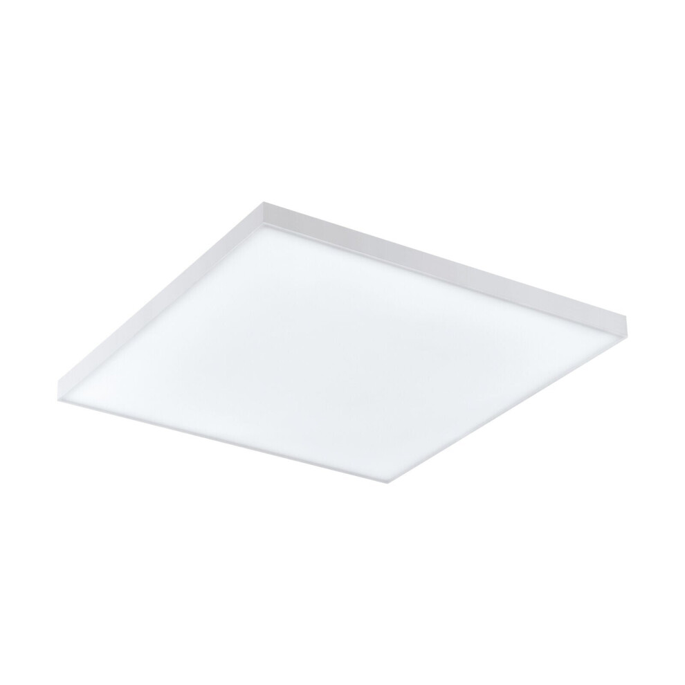 Loops 300Mm Modern Sleek Ceiling Slim Square Low Profile 11W Led 4000K Light/White
