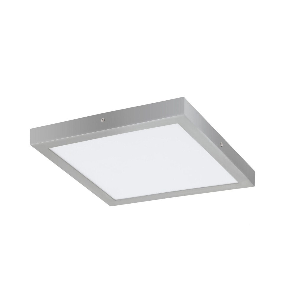Loops Wall / Ceiling 400Mm Square Surface Mounted 25W Led 4000K Light/Silver