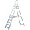 Loops 2.2m Aluminium Platform Step Ladders 10 Tread 3.8m Work Height HEAVY DUTY Steps 1