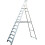Loops 2.6m Aluminium Platform Step Ladders -12 Tread-4.2m Work Height HEAVY DUTY Steps 1