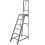 Loops 1.5m Heavy Duty Single Sided Fixed Step LaddersHandrail Platform Safety Barrier 1