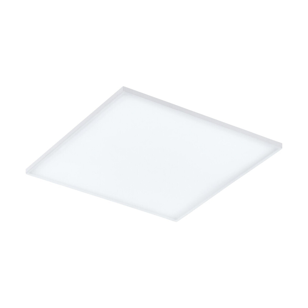 Loops 595Mm Modern Sleek Ceiling Slim Square Low Profile 33W Led 4000K Light/White
